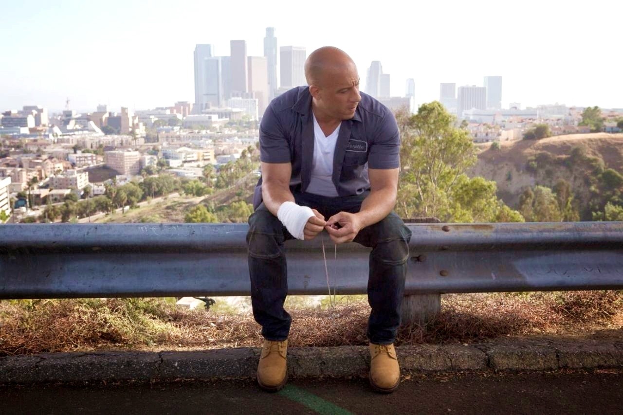 Vin Diesel stars as Dominic Toretto in Universal Pictures' Furious 7 (2015)
