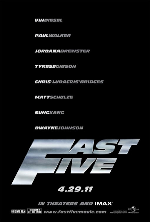 fast five 2011 poster. Fast Five Picture #45