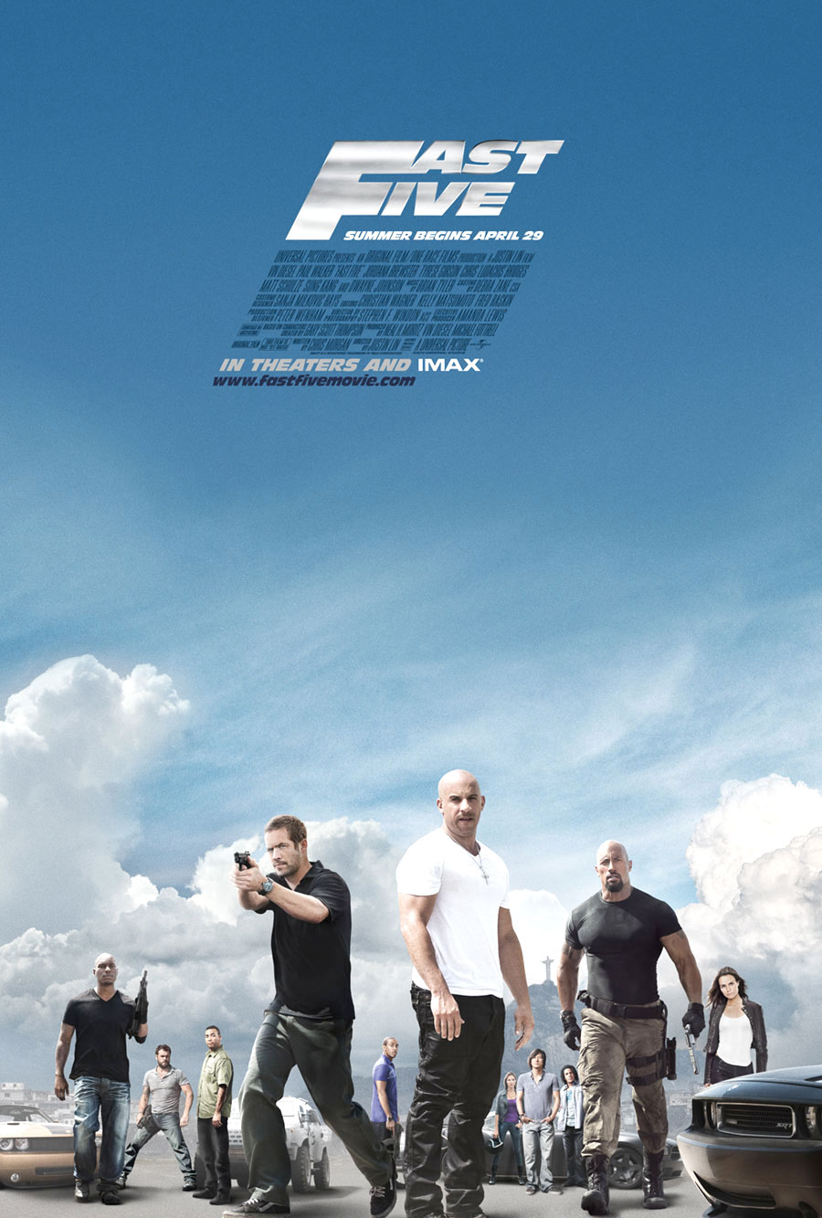 Poster of Universal Pictures' Fast Five (2011)