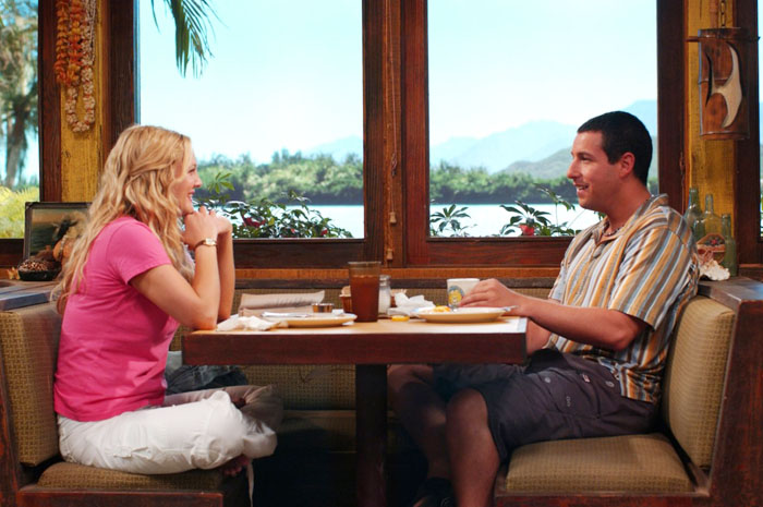 Adam Sandler and Drew Barrymore in Columbia Pictures' 50 First Dates (2004)