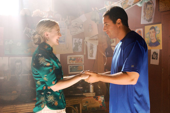 Adam Sandler and Drew Barrymore in Columbia Pictures' 50 First Dates (2004)