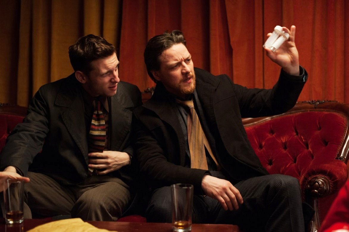 Jamie Bell stars as Ray Lennox and James McAvoy stars as Bruce Robertson in Magnolia Pictures' Filth (2014). Photo credit by Neil Davidson.