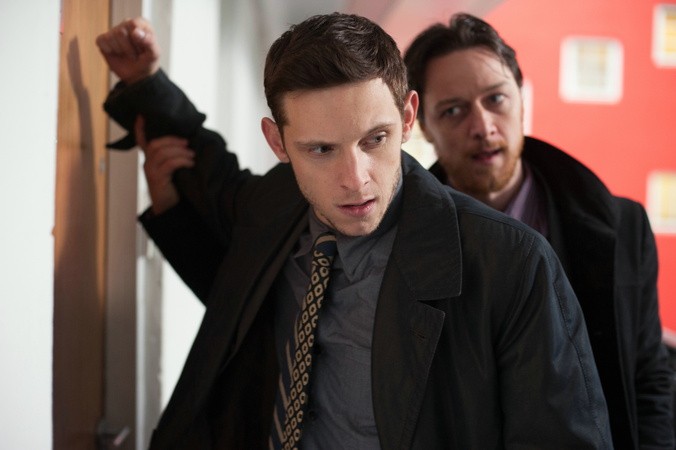 Jamie Bell stars as Ray Lennox and James McAvoy stars as Bruce Robertson in Magnolia Pictures' Filth (2014)