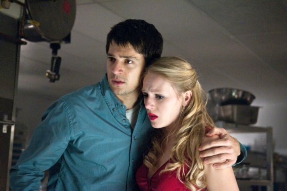 Nicholas D'Agosto stars as Sam Lawton and Emma Bell stars as Molly in Warner Bros. Pictures' Final Destination 5 (2011)
