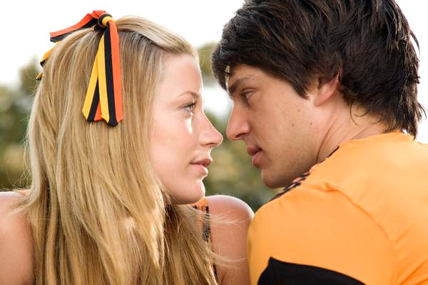 Sarah Roemer stars as Carly and Nicholas D'Agosto stars as Shawn Colfax in Screen Gems' Fired Up (2009)