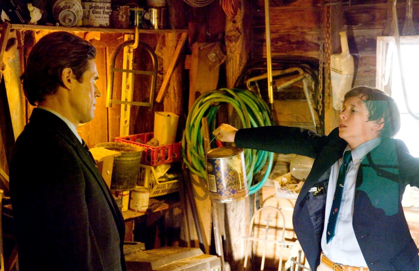 Willem Dafoe stars as Charles Waechter and Cayden Boyd stars as Young Michael Waechter in Senator International's Fireflies in the Garden (2011)