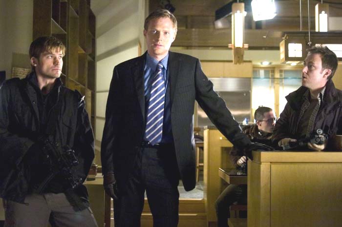 Nikolaj Coster Waldau and Paul Bettany in Warner Bros.' Firewall (2006)