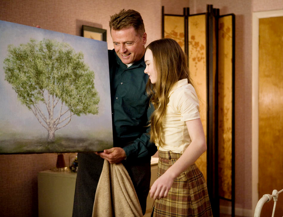 Aidan Quinn stars as Richard Baker and Madeline Carroll stars as Juli in Warner Bros. Pictures' Flipped (2010)