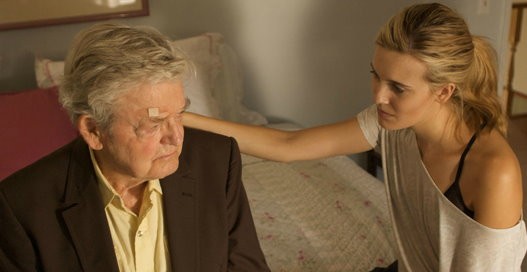 Hal Holbrook and Maggie Grace (stars as Sophie Conway) in New Films Cinema's Flying Lessons (2012)
