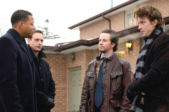 Terrence Howard, Josh Charles, Mark Wahlberg and Garrett Hedlund in Paramount Pictures' Four Brothers (2005)