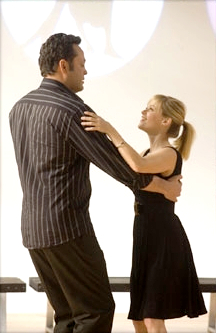 Vince Vaughn stars as Brad and Reese Witherspoon stars as Kate in New Line Cinema's Four Christmases (2008)