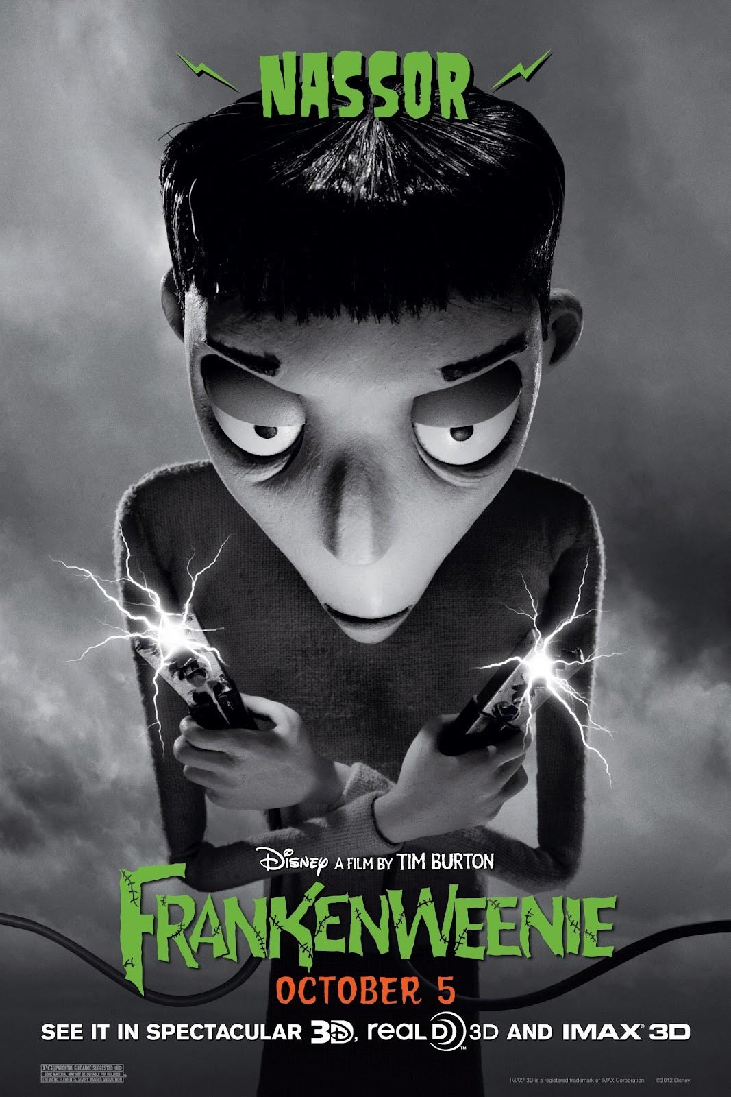 Poster of Walt Disney Pictures' Frankenweenie (2012)