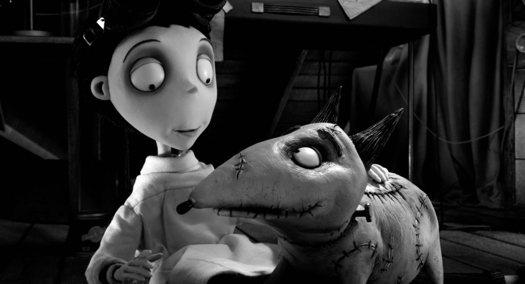 Victor Frankenstein and Sparky from Walt Disney Pictures' Frankenweenie (2012)
