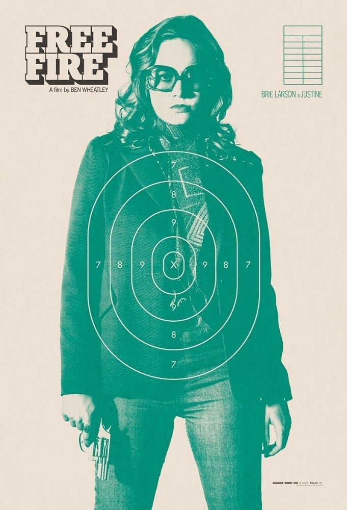 Poster of A24's Free Fire (2017)