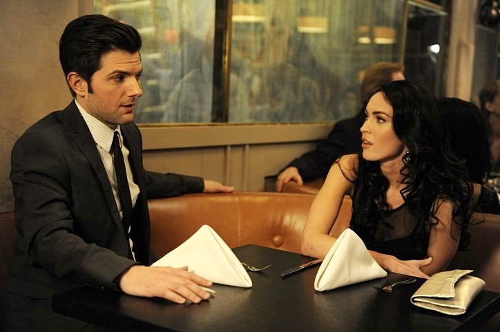 Adam Scott stars as Jason Fryman and Megan Fox stars as Mary Jane in Lionsgate Films' Friends with Kids (2012)