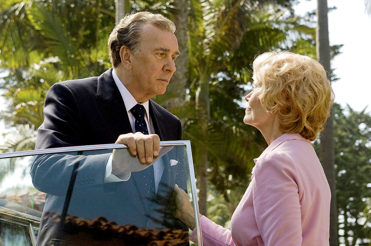 Frank Langella stars as Richard Nixon and Patty McCormack stars as Pat Nixon in Universal Pictures' Frost/Nixon (2008)