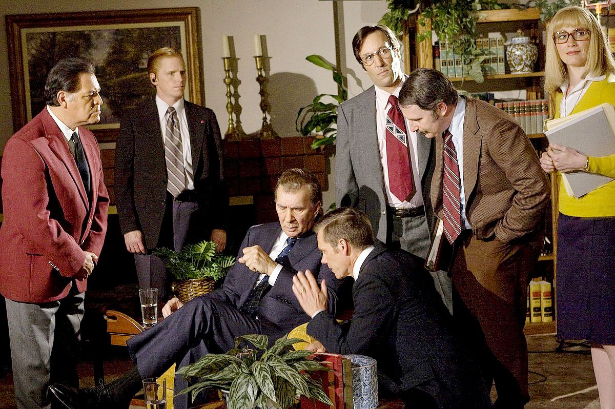 Frank Langella, Kevin Bacon, Gabriel Jarret, Andy Milder Kate Jennings Grant in Universal Pictures' Frost/Nixon (2008)