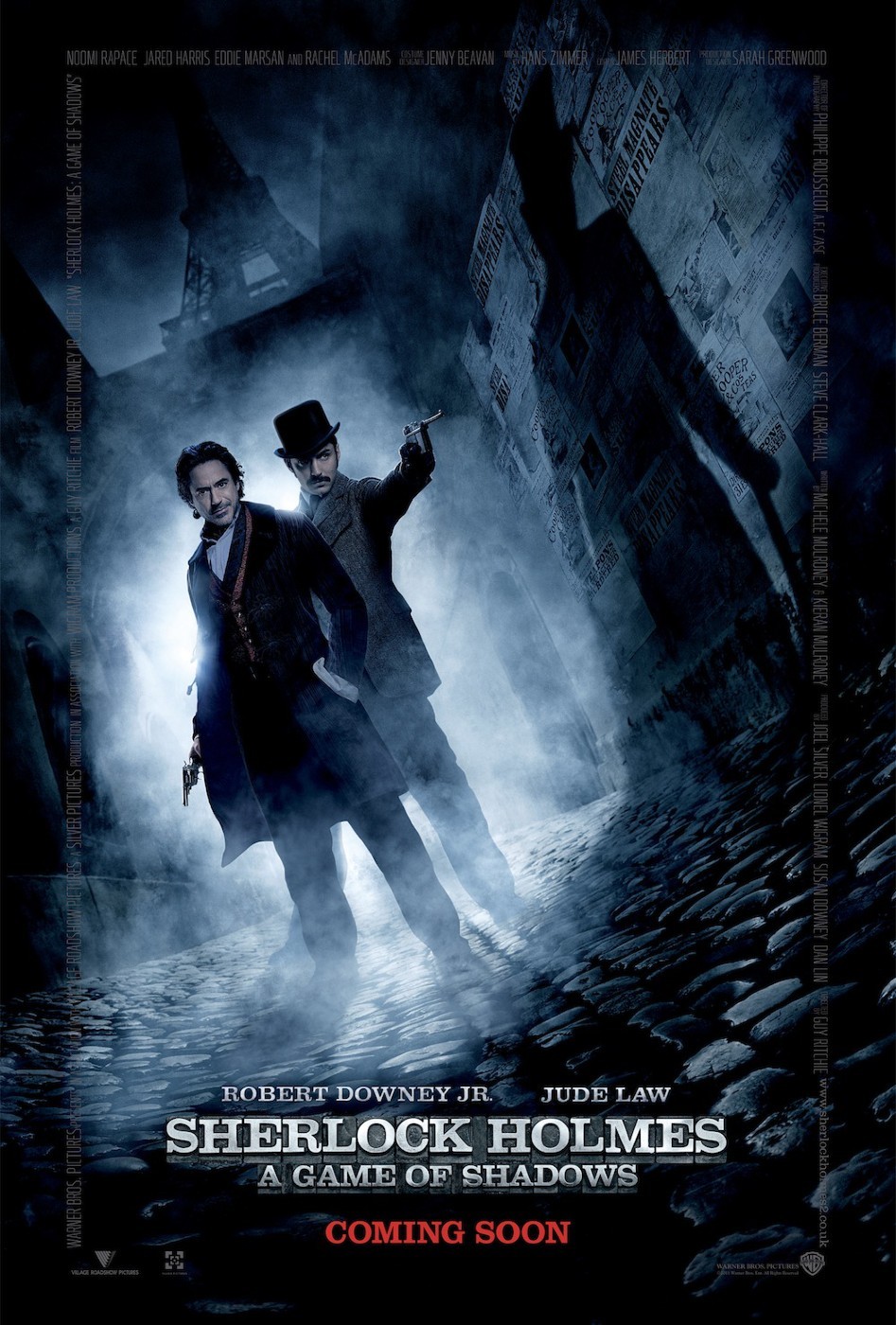 Poster of Warner Bros. Pictures' Sherlock Holmes: A Game of Shadows (2011)