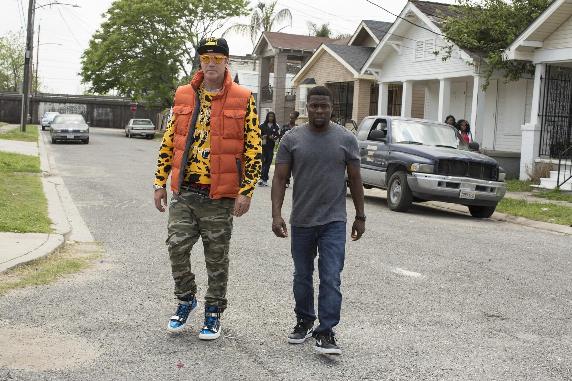 Will Ferrell stars as James King and Kevin Hart stars as Darnell Lewis in Warner Bros. Pictures' Get Hard (2015)