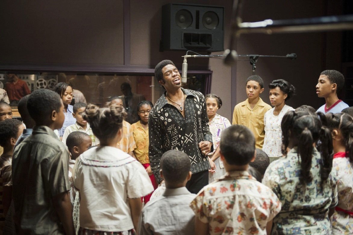 Chadwick Boseman stars as James Brown in Universal Pictures' Get on Up (2014)