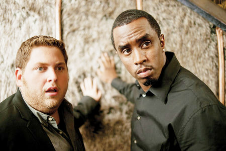 Jonah Hill stars as Aaron Greenberg and P. Diddy stars as Sergio Roma in Universal Pictures' Get Him to the Greek (2010)