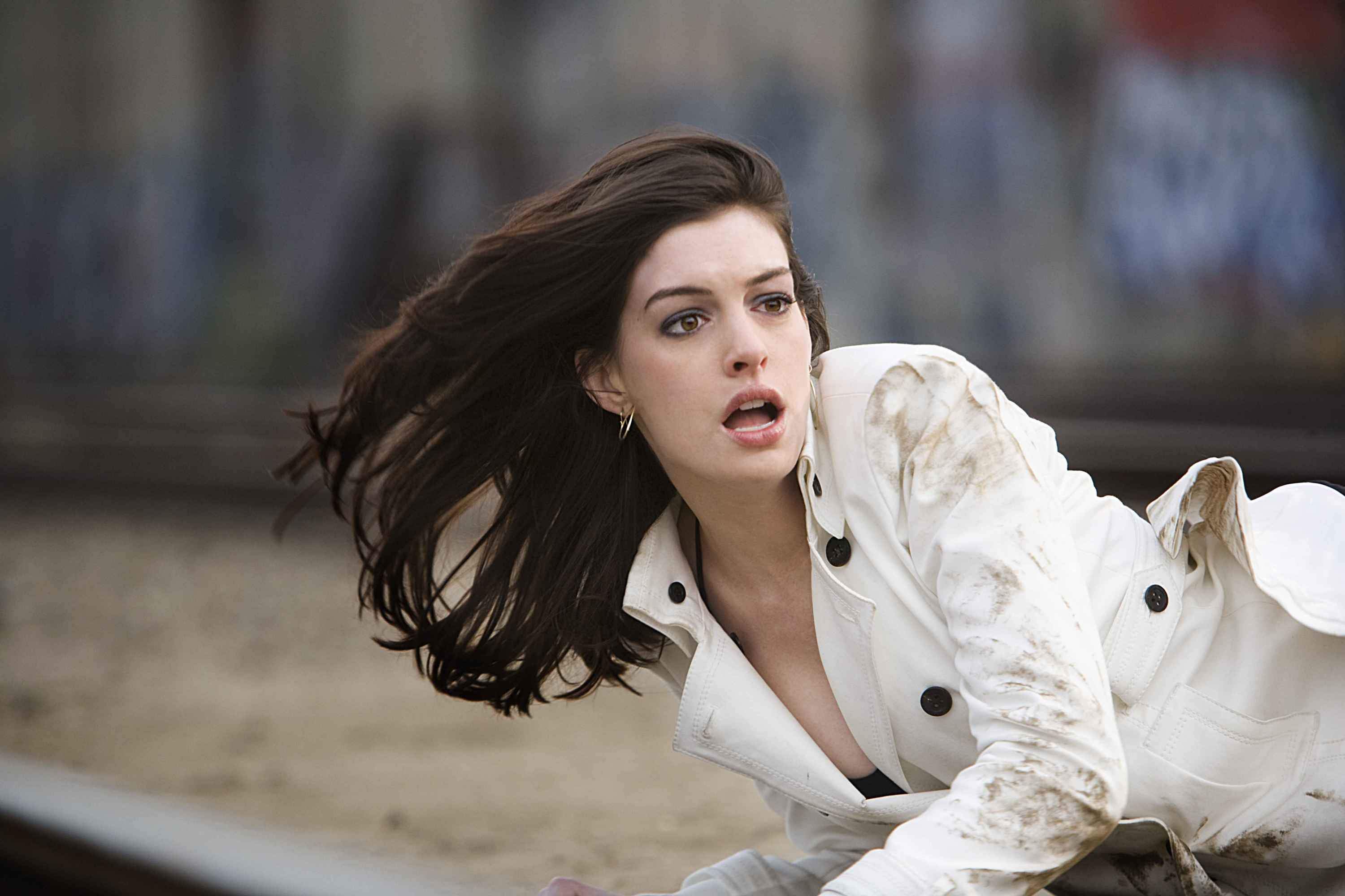 Anne Hathaway stars as Agent 99 in Warner Bros Pictures' Get Smart (2008). Photo by Tracy Bennett.