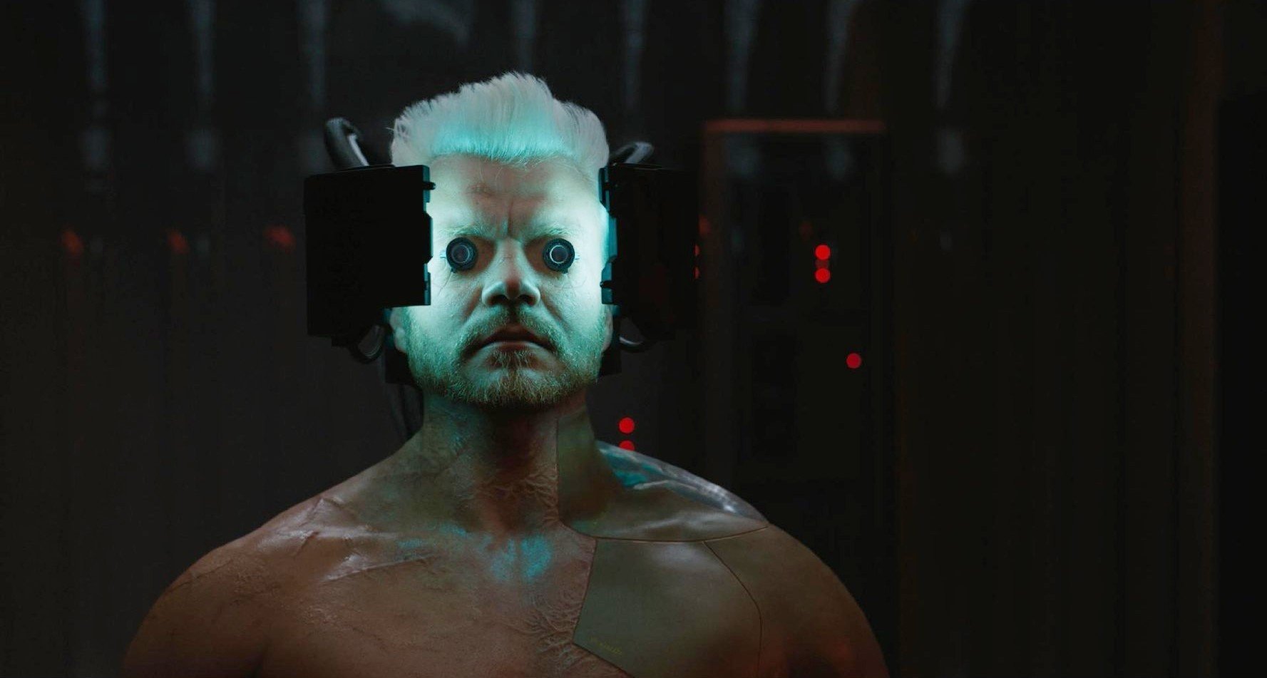 Pilou Asbaek stars as Batou in Paramount Pictures' Ghost in the Shell (2017)