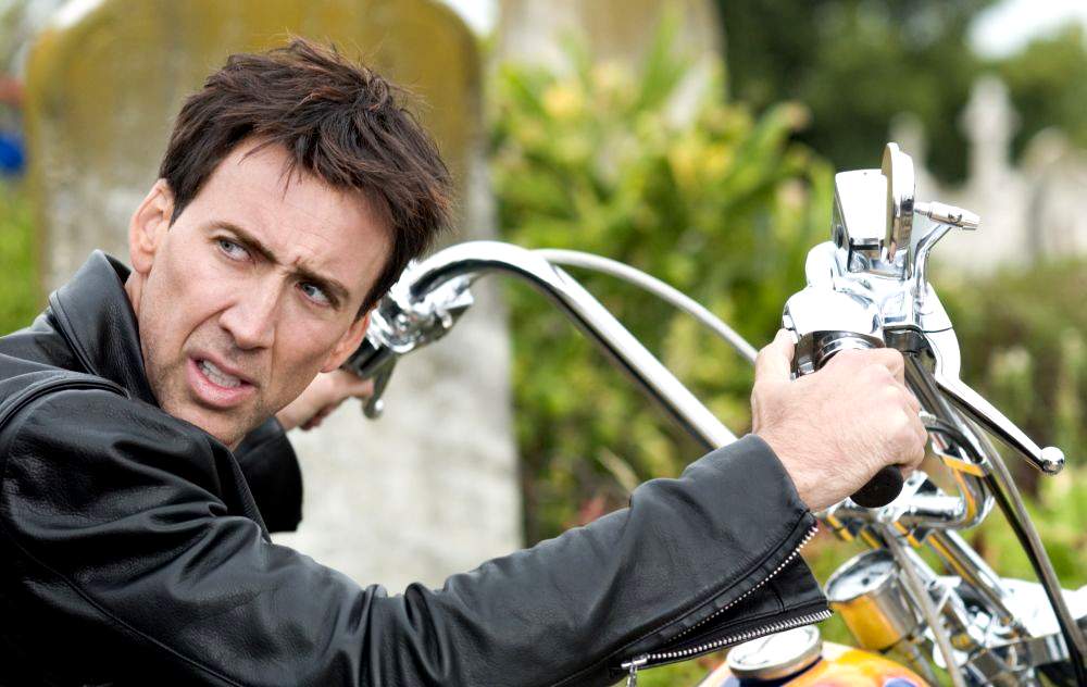 Nicolas Cage as Johnny Blaze in Columbia Pictures' Ghost Rider (2007)