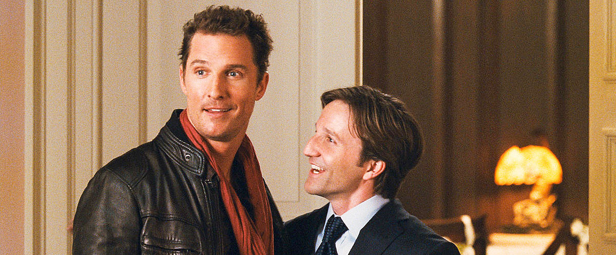 Matthew McConaughey stars as Connor and Breckin Meyer stars as Paul in New Line Cinema's Ghosts of Girlfriends Past (2009)