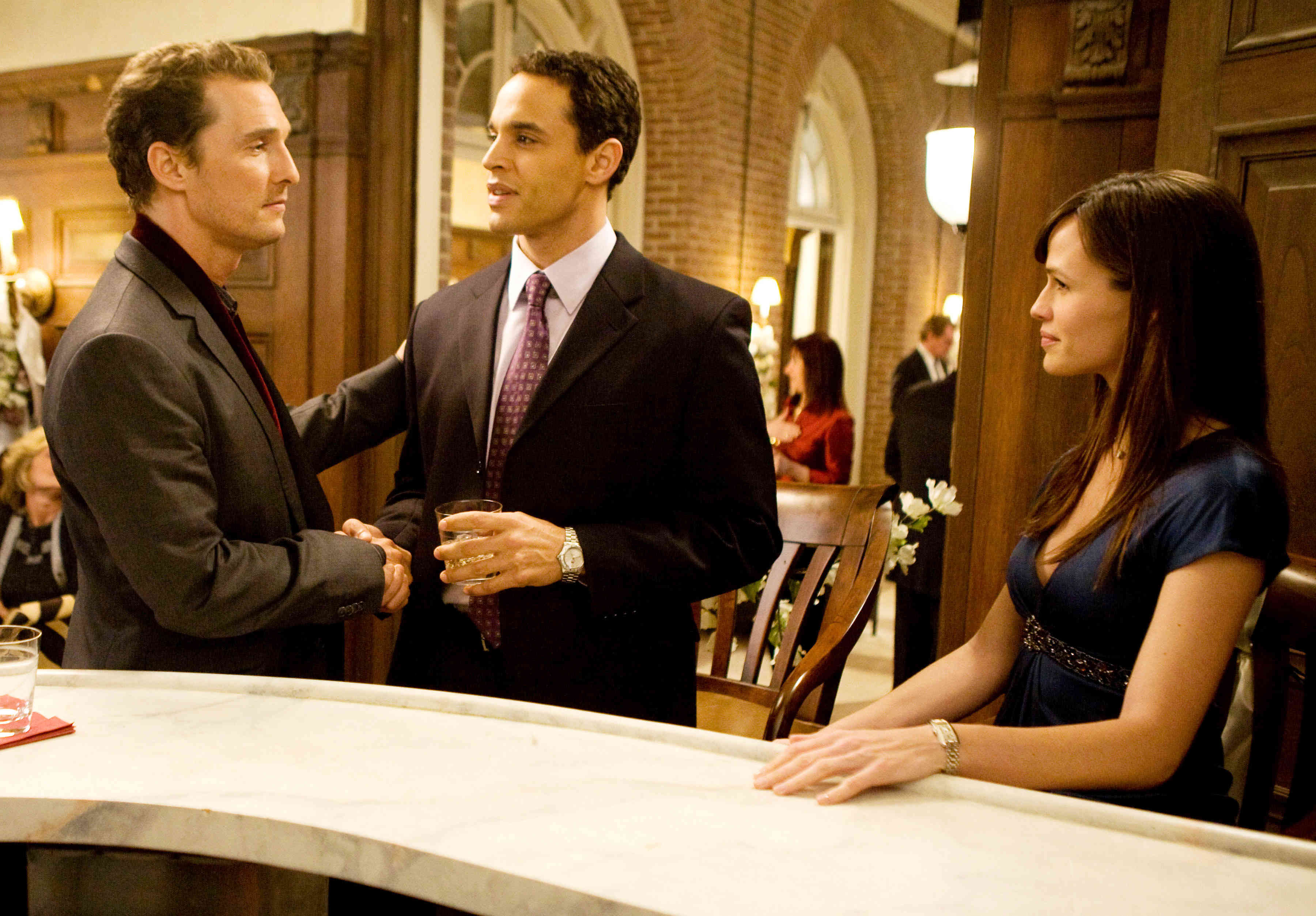 Matthew McConaughey, Daniel Sunjata and Jennifer Garner in New Line Cinema's Ghosts of Girlfriends Past (2009)
