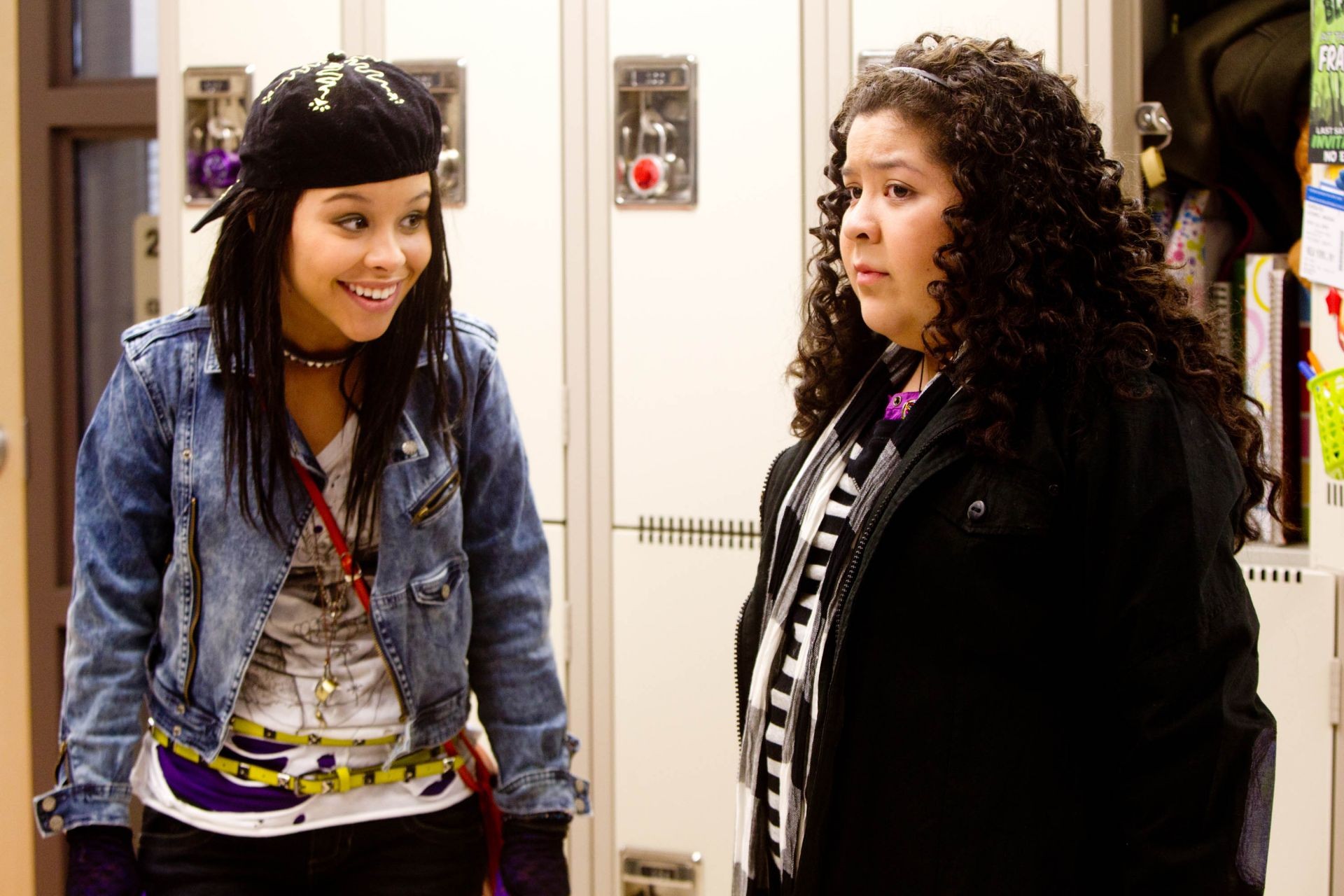 Cierra Ramirez stars as Ansiedad and Raini Rodriguez stars as Tavita in Pantelion Films' Girl in Progress (2012). Photo credit by Bob Akester.