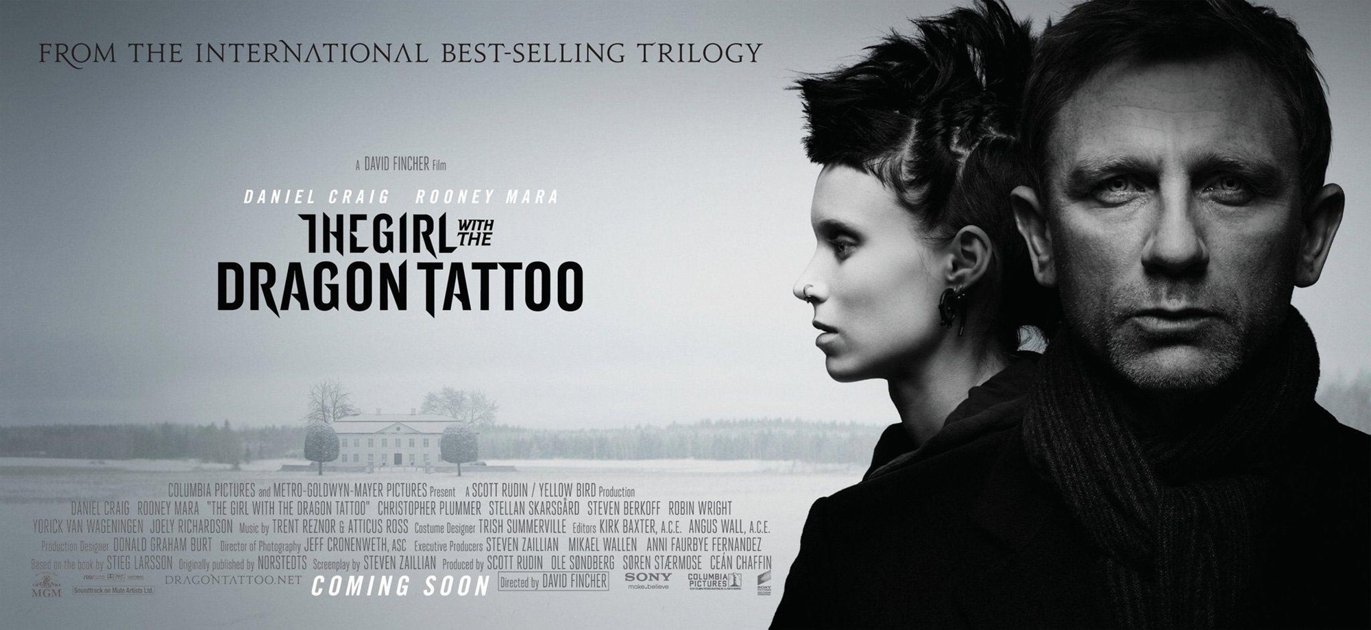 Poster of Columbia Pictures' The Girl with the Dragon Tattoo (2011)