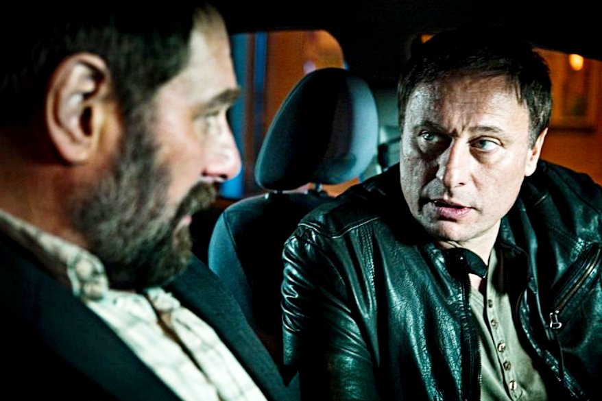 Paolo Roberto stars as Paolo Roberto and Michael Vyqvist stars as Mikael Blomkvist in Music Box Films' The Girl Who Played with Fire (2010)