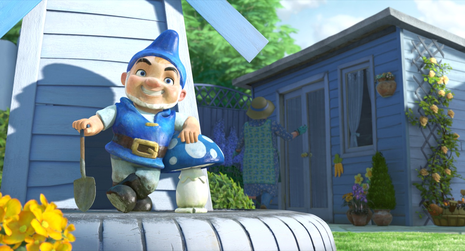 A scene from Touchstone Pictures' Gnomeo and Juliet (2011)