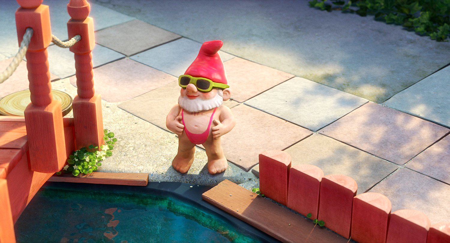 A scene from Touchstone Pictures' Gnomeo and Juliet (2011)