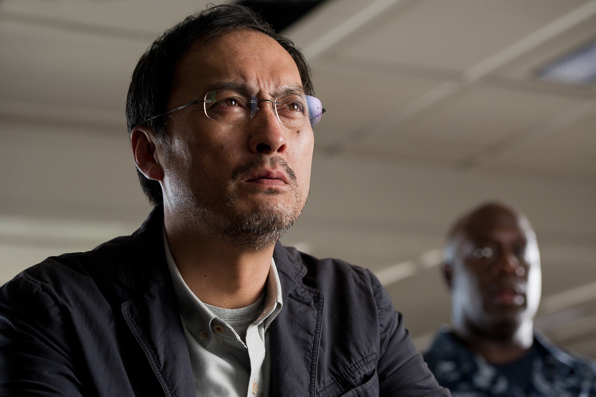 Ken Watanabe stars as Dr. Ichiro Serizawa in Warner Bros. Pictures' Godzilla (2014)