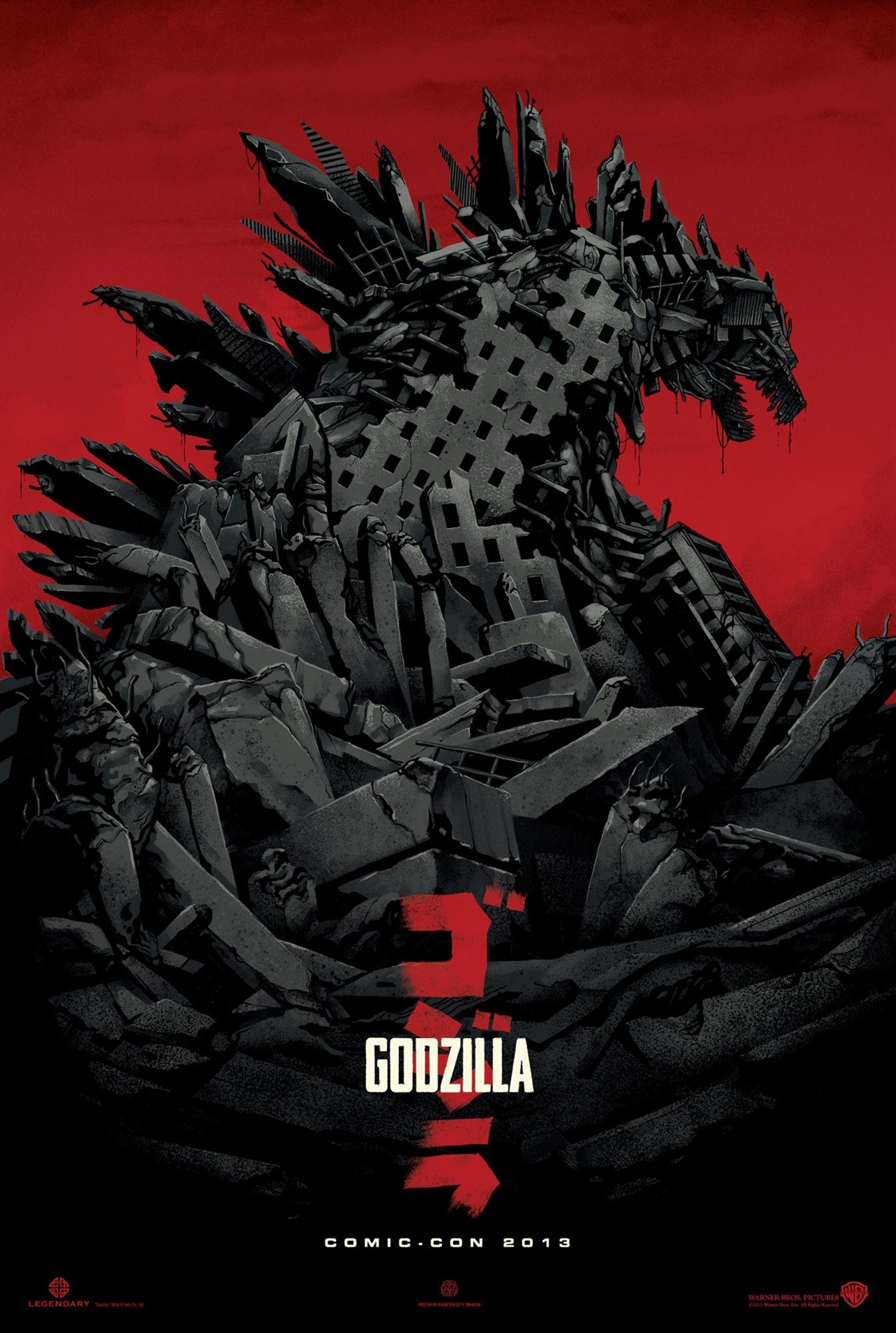 Godzilla's Face From Movie Revealed in New Licensing Expo Poster
