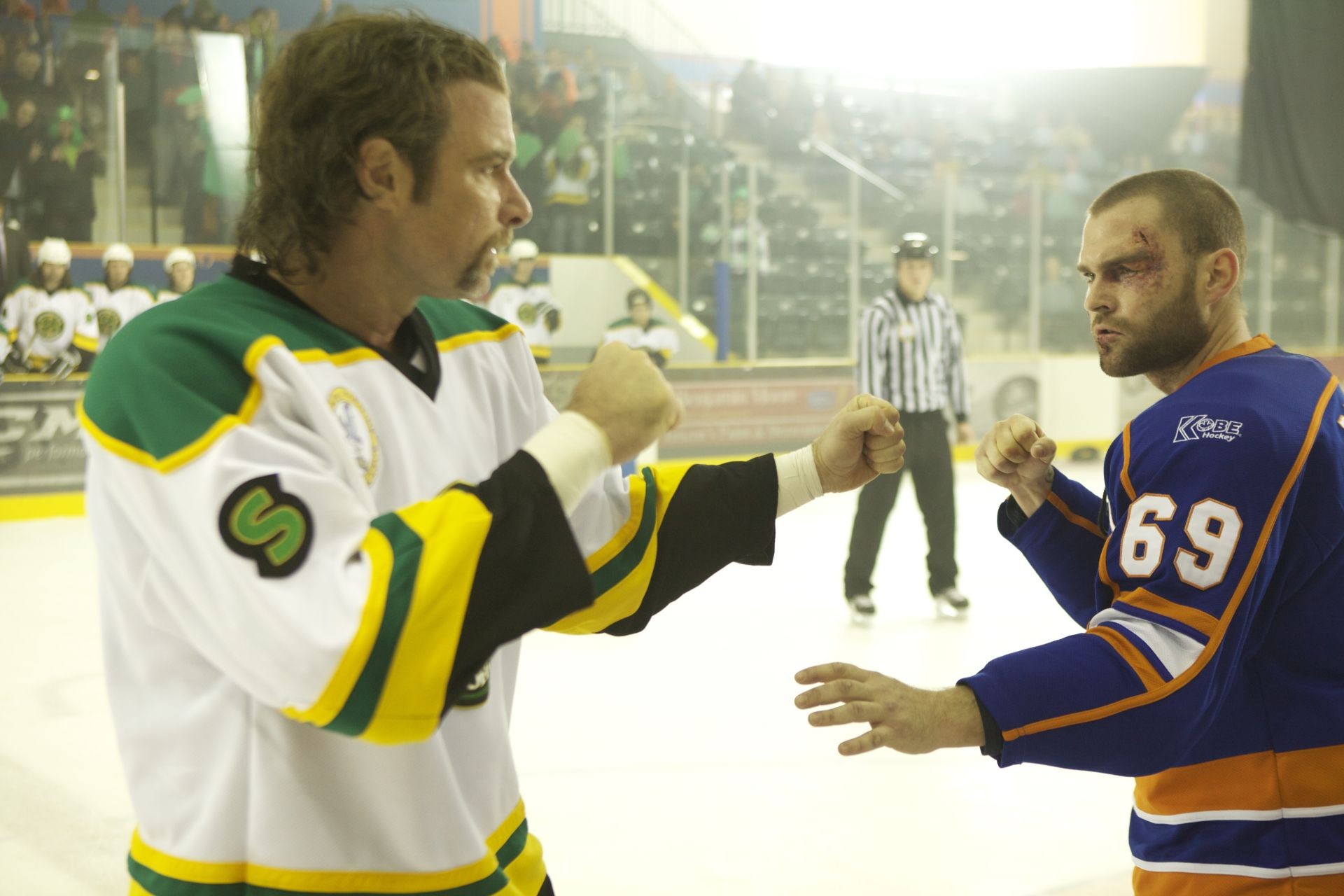 Liev Schreiber stars as Ross Rhea and Seann William Scott stars as Doug Glatt in Magnet Releasing's Goon (2012)