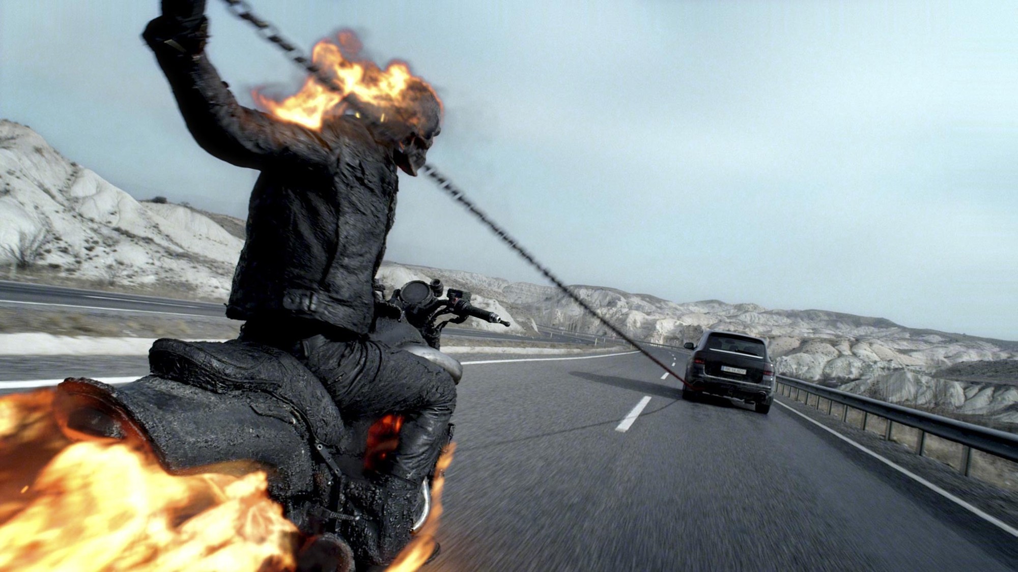 A scene from Columbia Pictures' Ghost Rider: Spirit of Vengeance (2012)