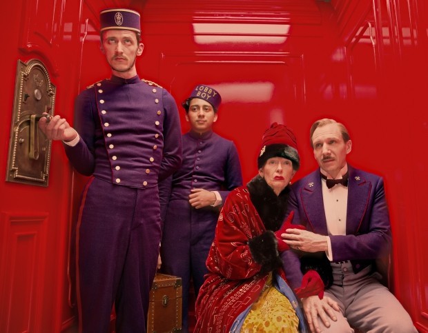 Tony Revolori, Tilda Swinton and Ralph Fiennes in Fox Searchlight Pictures' The Grand Budapest Hotel (2014)
