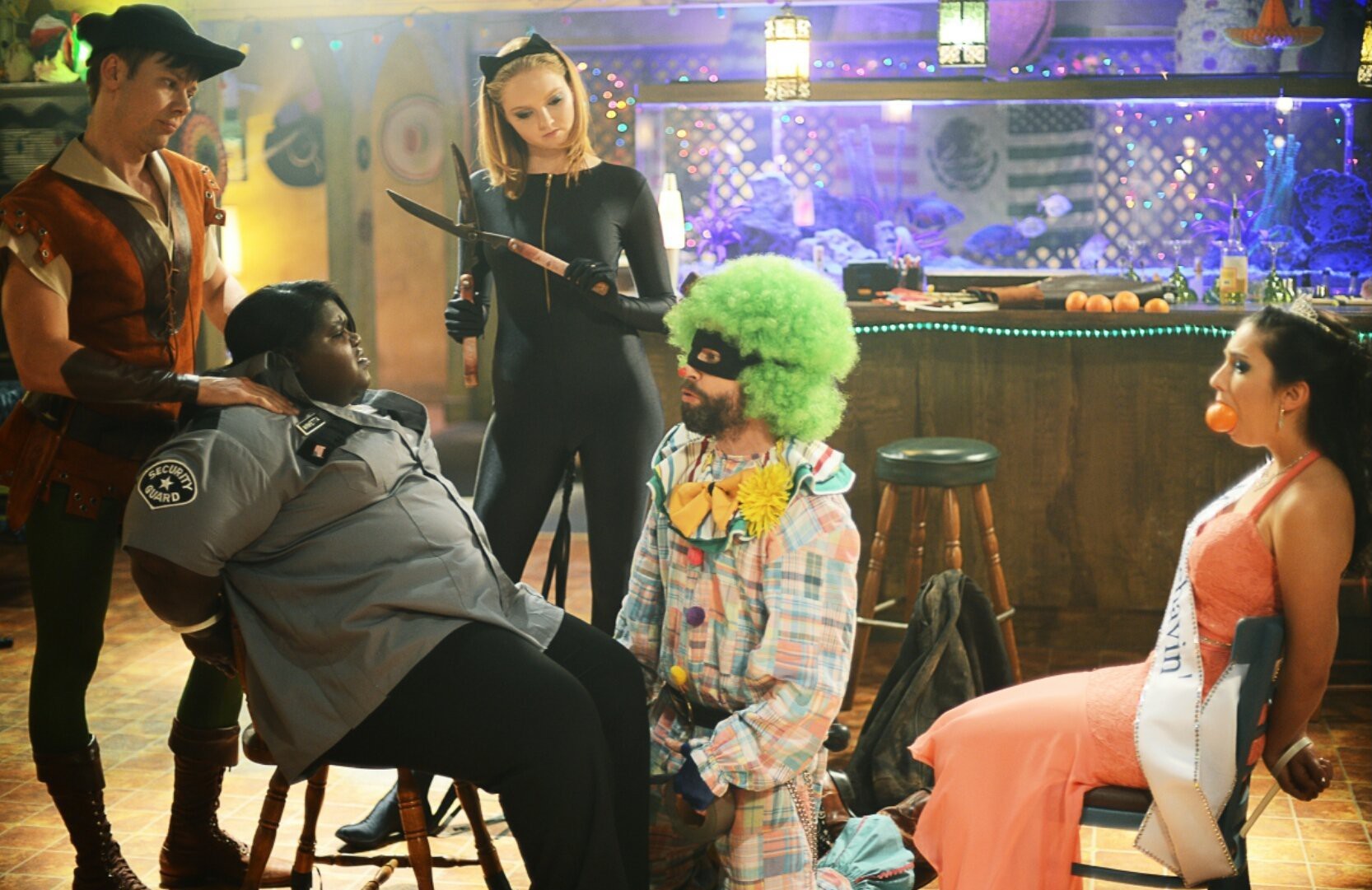 Gabourey Sidibe, Lily Cole and James Roday in Shout! Factory's Gravy (2015)
