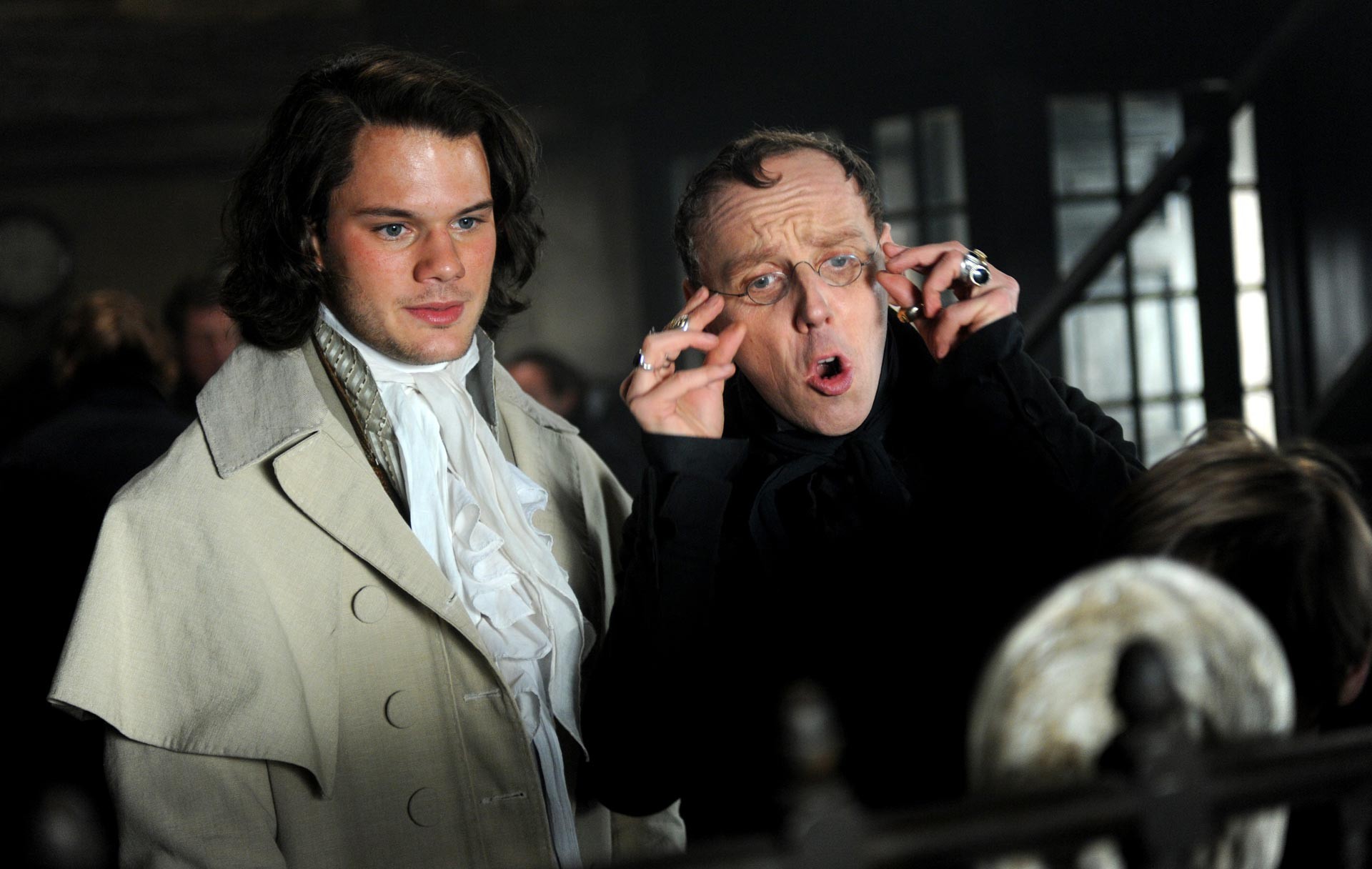 Jeremy Irvine stars as Pip and Ewen Bremner stars as Wemmick in Main Street Films' Great Expectations (2013)