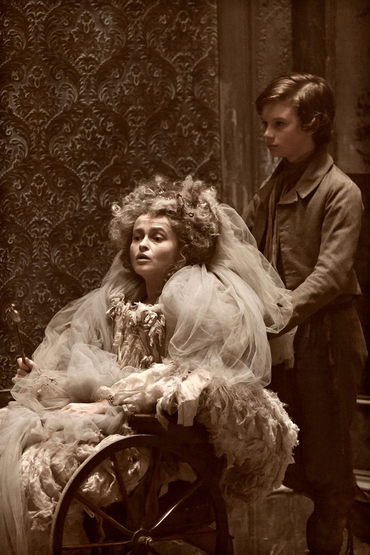 Helena Bonham Carter stars as Miss Havisham and Toby Irvine stars as Young Pip in Main Street Films' Great Expectations (2013)
