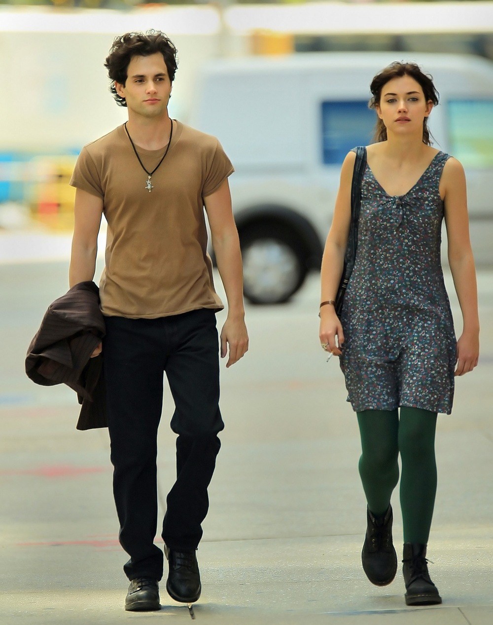Penn Badgley stars as Jeff Buckley and Imogen Poots stars as Allie in Smuggler Films' Greetings from Tim Buckley (2013)