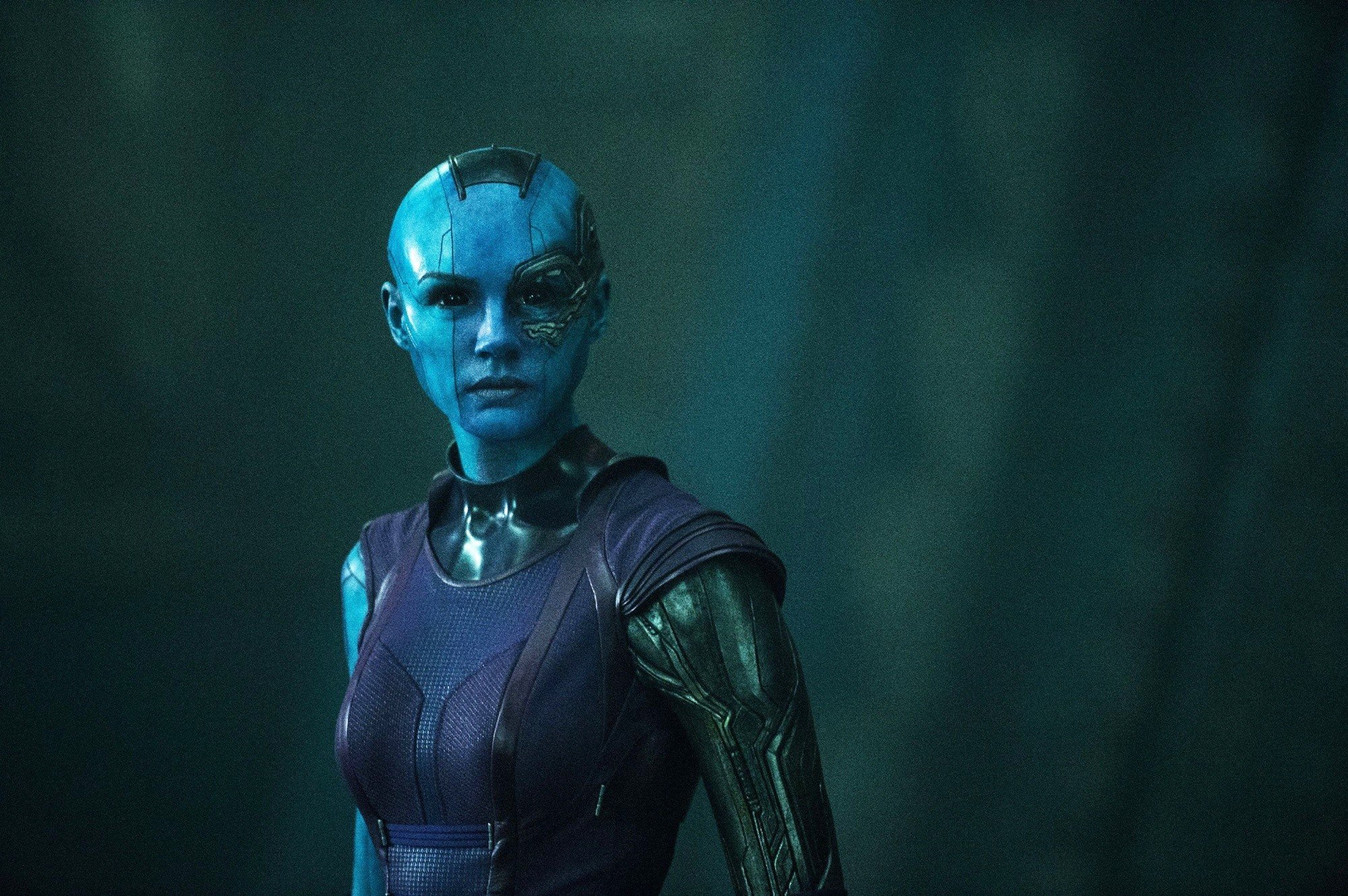 Karen Gillan stars as Nebula in Marvel Studios' Guardians of the Galaxy (2014)