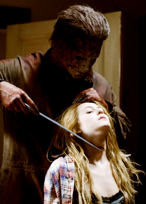 Tyler Mane stars as Michael Myers and Scout Taylor-Compton stars as Laurie Strode in Dimension Films' H2: Halloween 2 (2009)