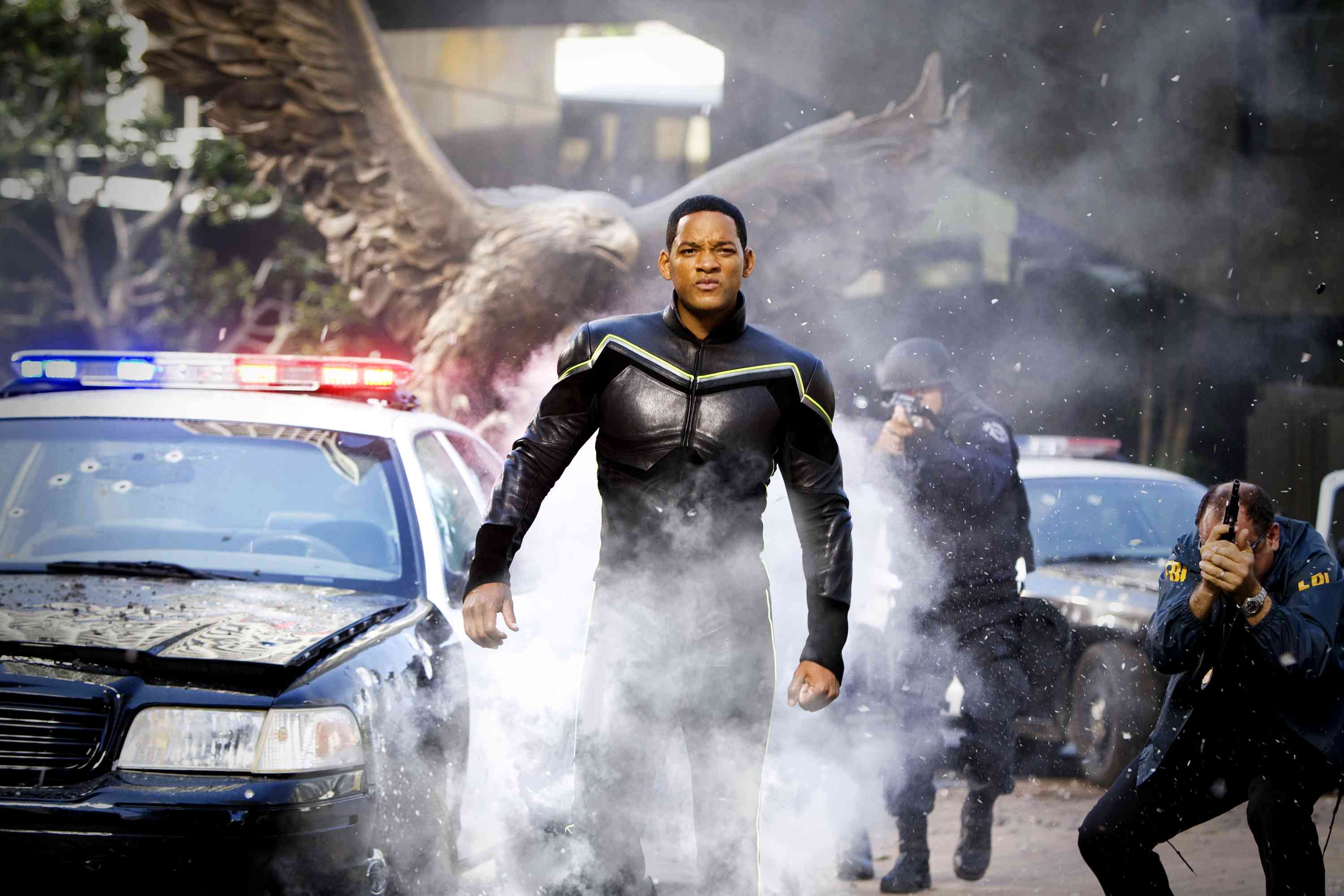Will Smith stars as John Hancock in Columbia Pictures' action comedy HANCOCK. Photo credit: Frank Masi SMPSP.