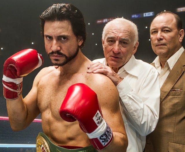 Edgar Ramirez, Robert De Niro and Ruben Blades in The Weinstein Company's Hands of Stone (2016)
