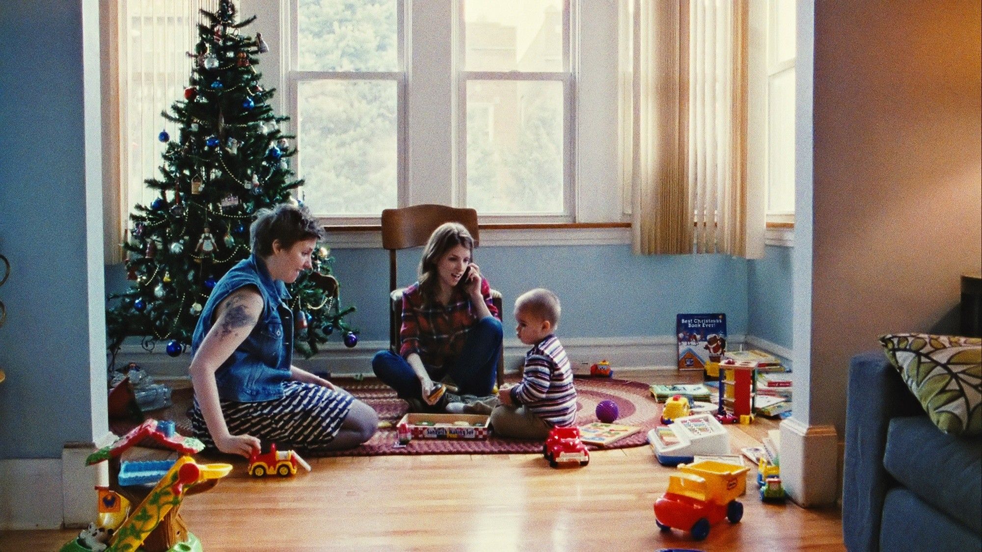 Lena Dunham stars as Carson and Anna Kendrick stars as Jenny in Magnolia Pictures' Happy Christmas (2014)