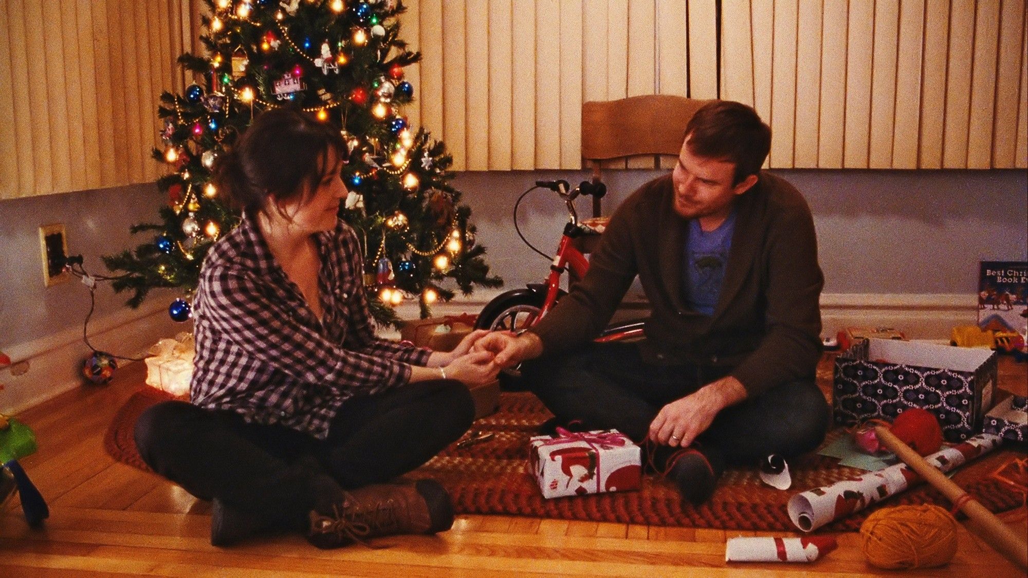 A scene from Magnolia Pictures' Happy Christmas (2014)